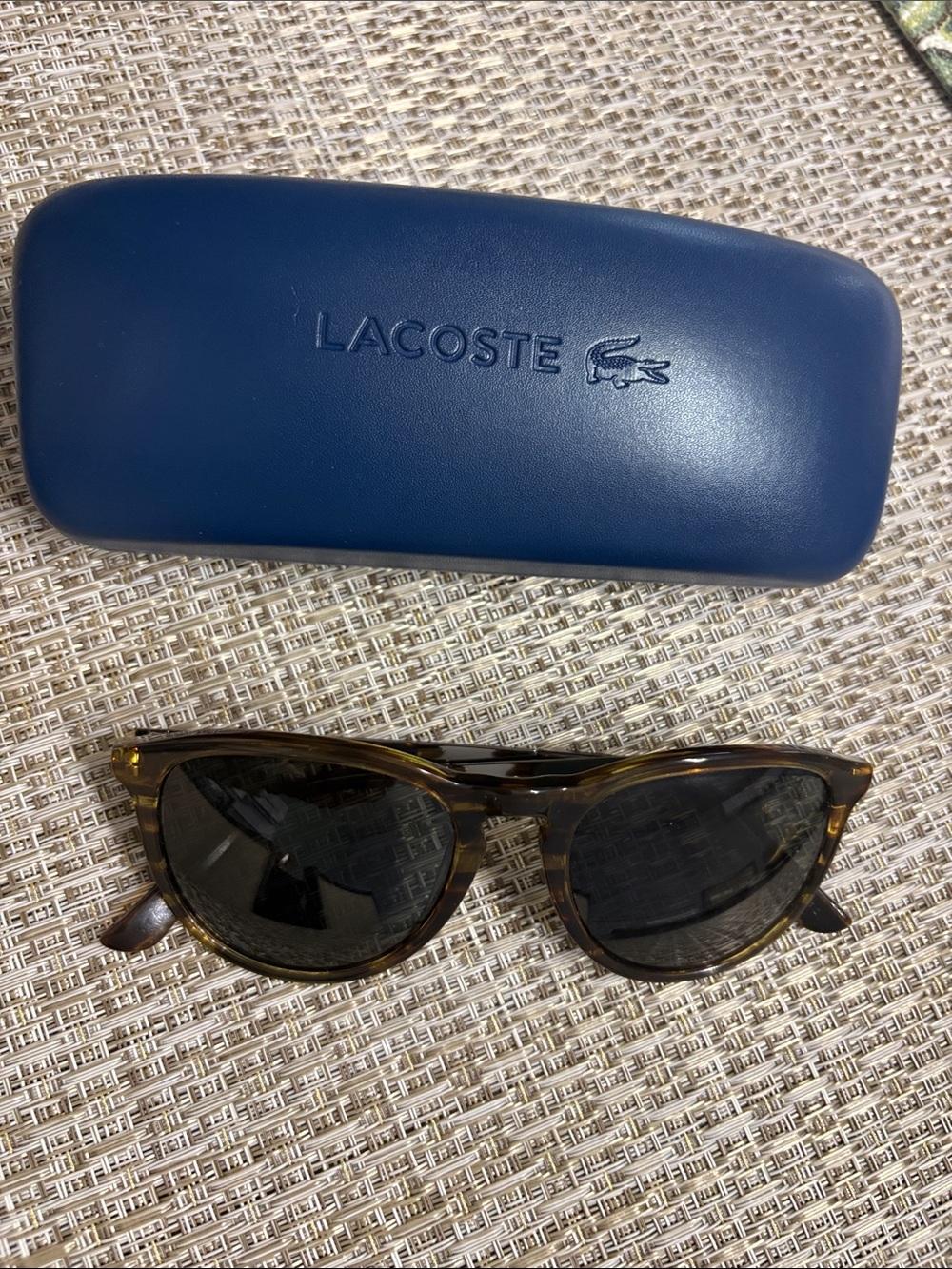 Lacoste Tortoise Frame Sunglasses